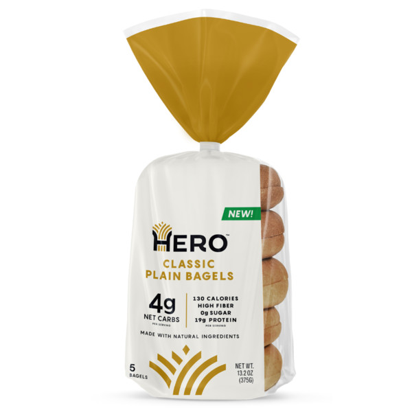 Hero Bread Plain Bagels