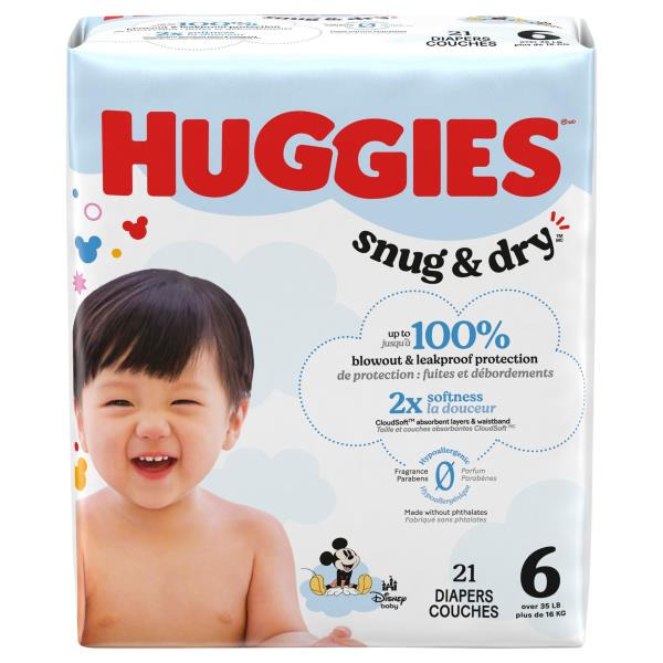 Huggies Disney Baby Size 6 (Over 35 lb) Diapers (35+ lbs (16+ kg))