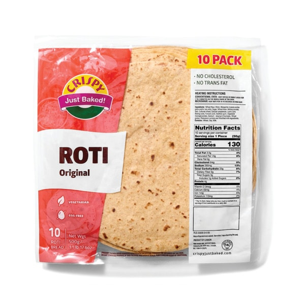 Crispy Just Baked! Original Roti Bread