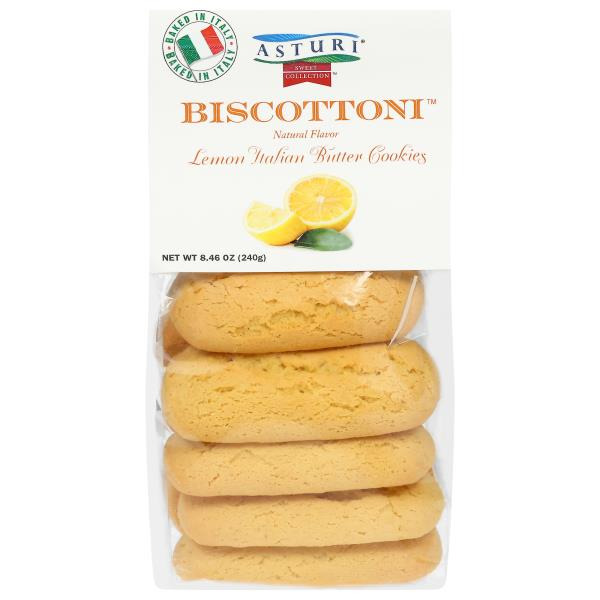 Asturi Cookies, Italian Butter, Lemon