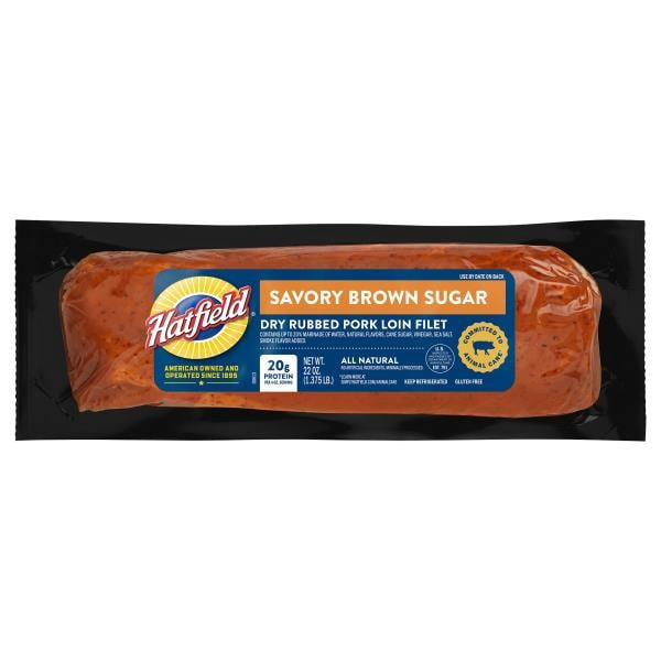 Hatfield Dry Rubbed Savory Brown Sugar Pork Loin Filet