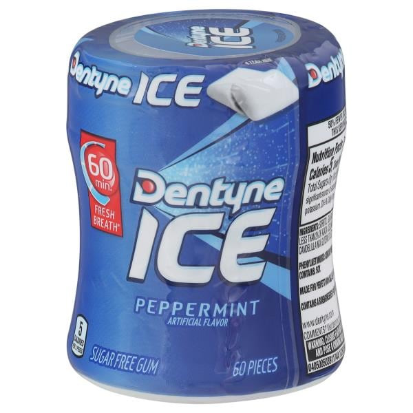 Dentyne Gum, Sugar Free, Peppermint