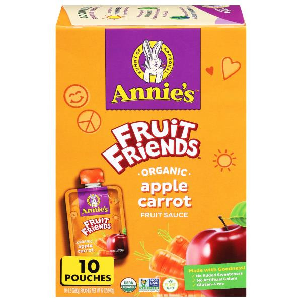 Annie's Organic Apple Carrot Fruit Sauce