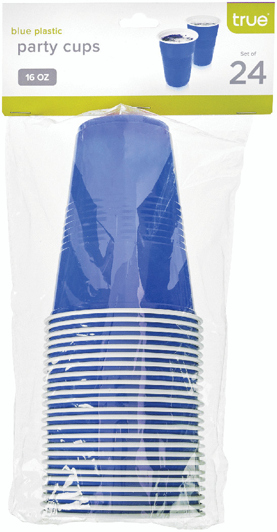 16oz Blue Party Cups - 24pk
