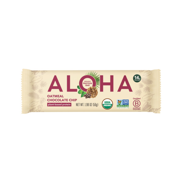 Aloha Organic Oatmeal Chocolate Chip Protein Bar