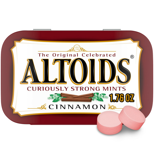 Altoids Cinnamon Sugar Free Breath Mints Single Pack