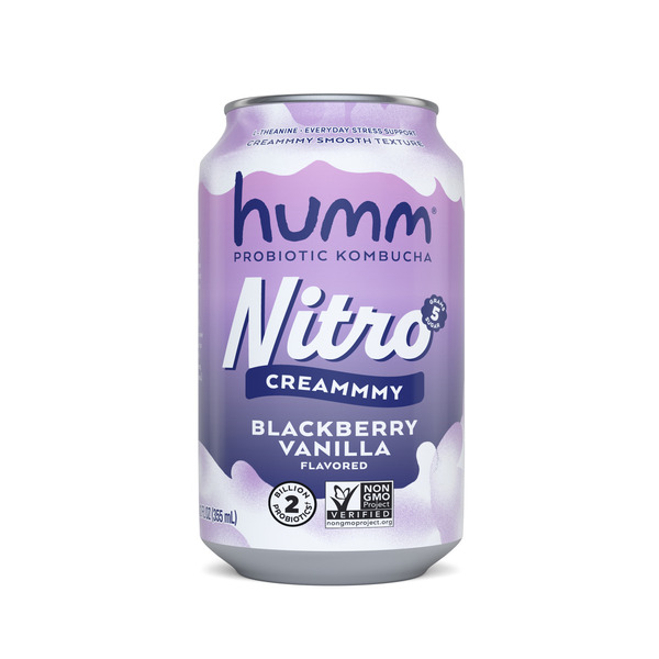 Humm Kombucha Blackberry Vanilla, Nitro Kombucha
