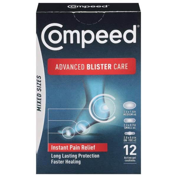 Compeed Active Gel Cushions, Advanced Blister Care, Mixed Sizes