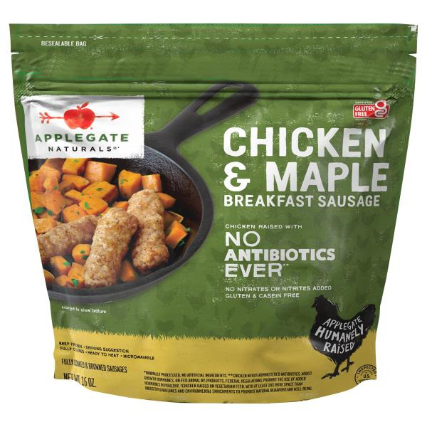 Applegate Naturals Breakfast Sausage, Chicken & Maple