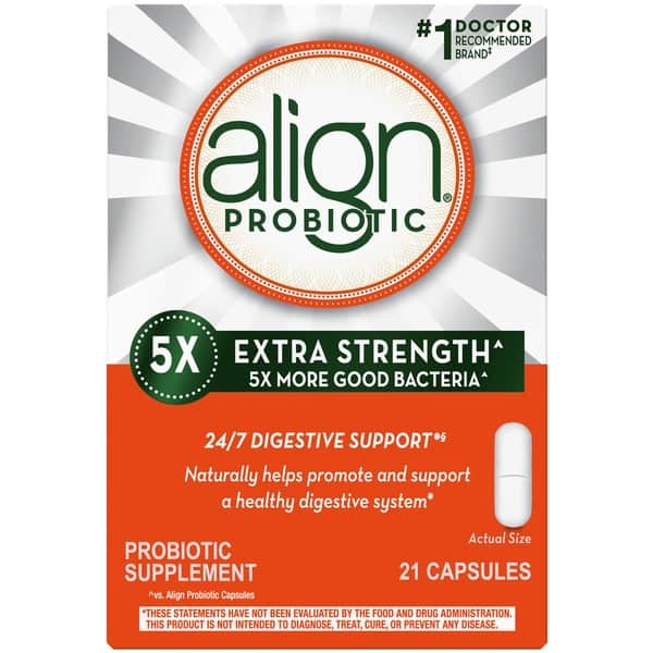 Align Extra Strength Probiotic Supplement For Men And Women