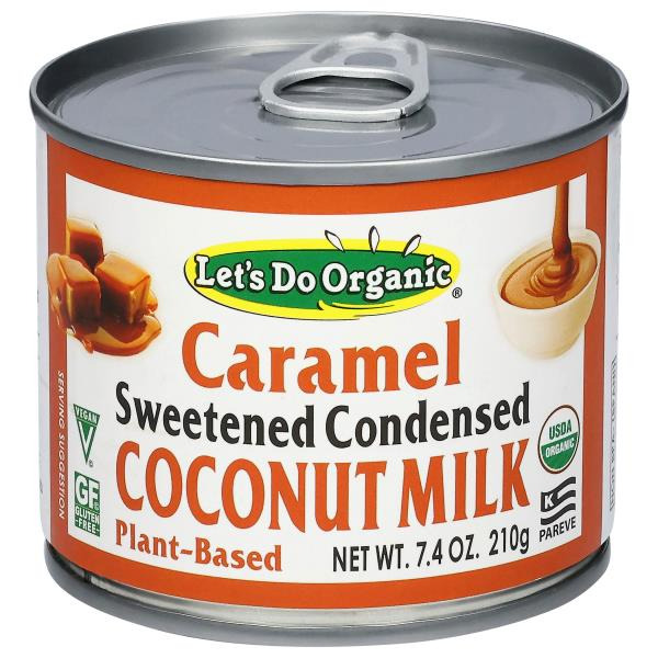 Let's Do Organic Sweetened Condensed Plant-Based Caramel Coconut Milk