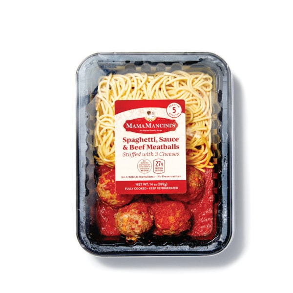 MamaMancini's Spaghetti, Sauce & Beef Meatballs