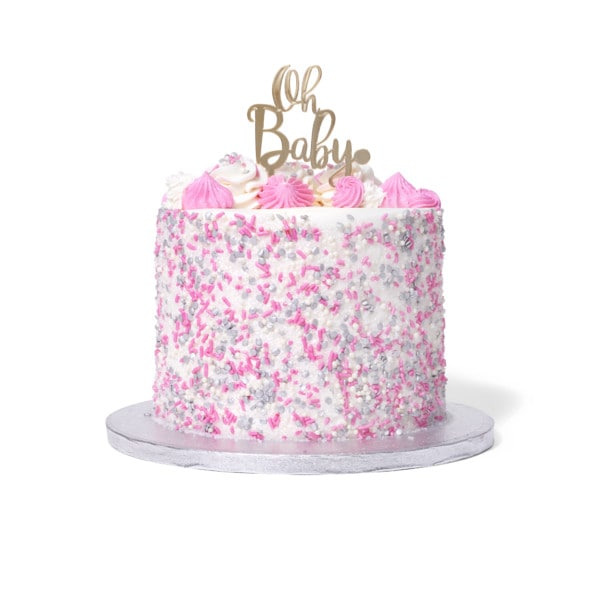 Baby Sprinkle Towering Tier Cake with Buttercream Icing (Requires 24-hour lead time)