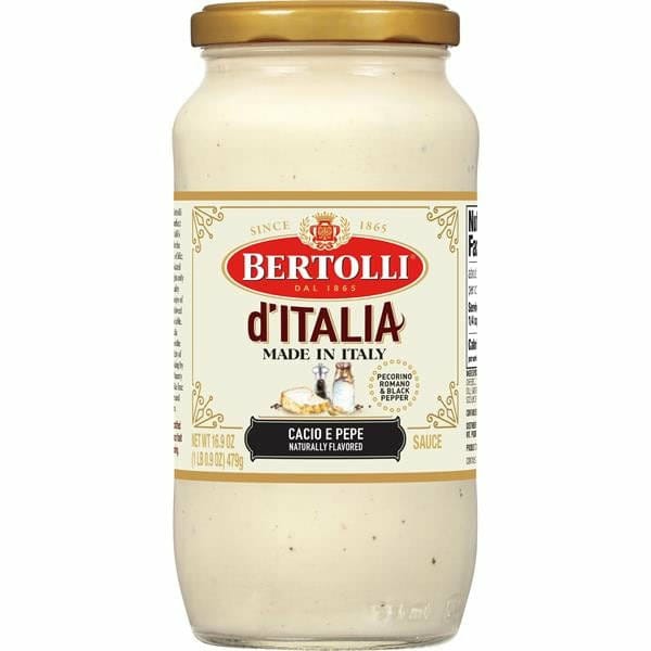 Bertolli Cacio e Pepe Alfredo Sauce