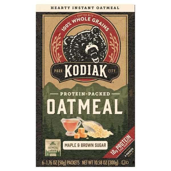 Kodiak Maple Brown Sugar Oatmeal Packet