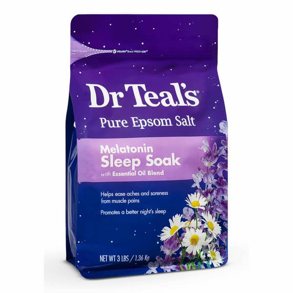 Dr Teal’s Epsom Salt Melatonin Sleep Soak with Essential Oil Blend
