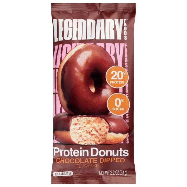 Legendary Foods Chocolate Dipped Flavored Protein Donuts