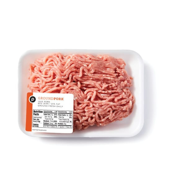 Publix Fresh 80/20 Ground Pork