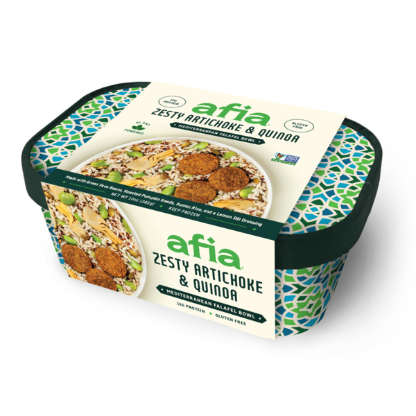 Afia Zesty Artichoke & Quinoa Mediterranean Falafel Bowl
