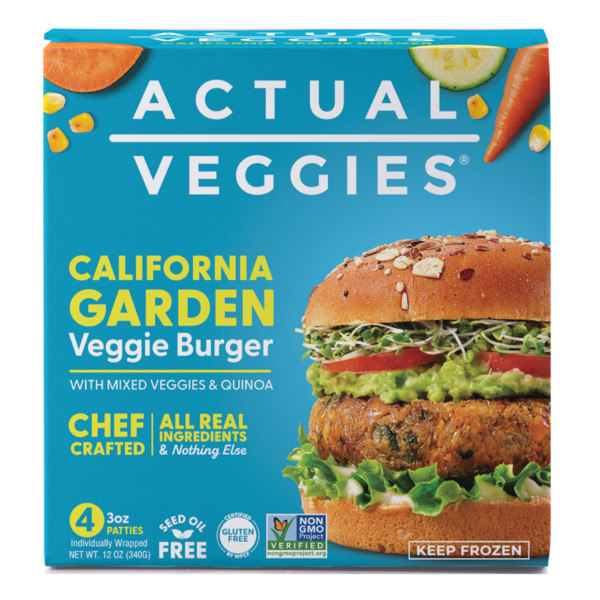 Actual Veggies California Garden Veggie Burger