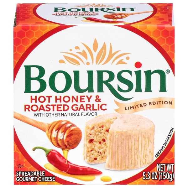 Boursin Gourmet Hot Honey & Roasted Garlic Spreadable Cheese