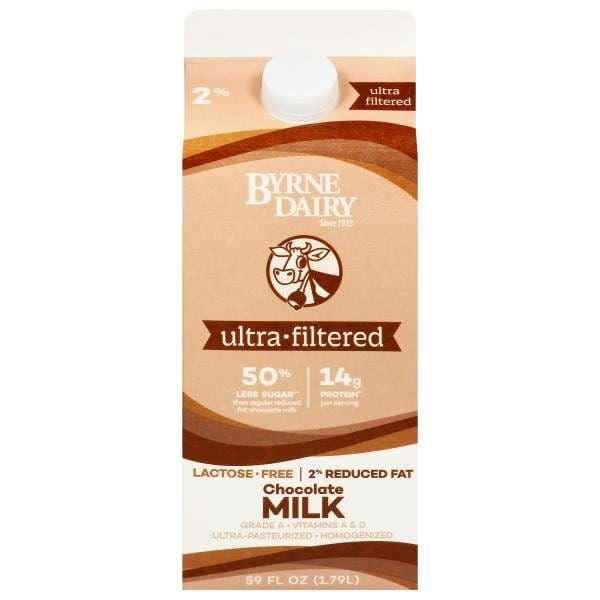 Byrne Dairy Ultra-Filtered Lactose-Free 2% Reduced Fat Chocolate Milk