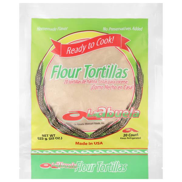 La Abuela Mexican Foods, Inc. Flour Tortillas