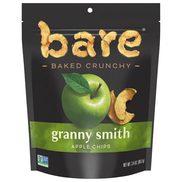 bare Granny Smith Apple Chips