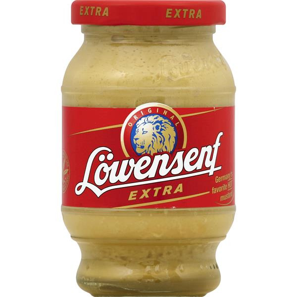 Lowensenf Mustard, Prepared, Extra Hot