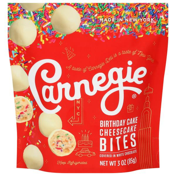 Carnegie Deli Birthday Cake Cheesecake Bites