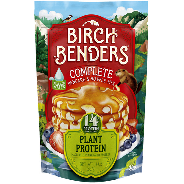 Birch Benders Plant Protein Pancake & Waffle Mix, 14oz