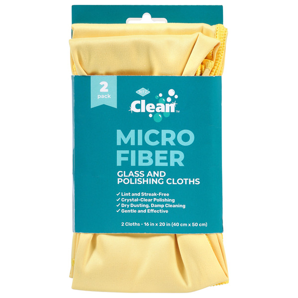 Clean Beauty Collective Micro Fiber Glass and Polishing Cloths
