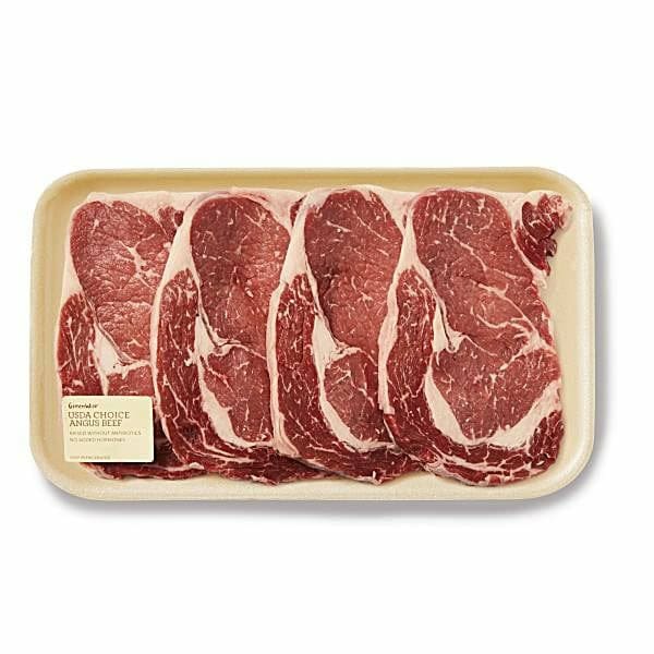 GreenWise Angus Ribeye Steak, Boneless Thin Sliced USDA Choice Beef