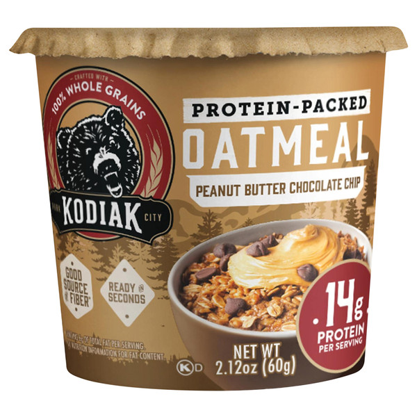 Kodiak Peanut Butter Chocolate Chip Oatmeal in a Cup