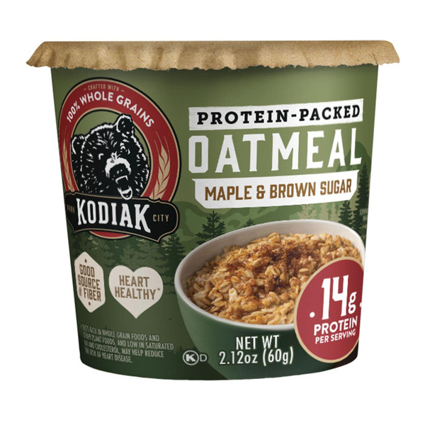 Kodiak Maple Brown Sugar Oatmeal in a Cup