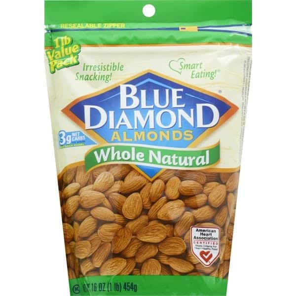 Blue Diamond Whole Natural Almonds