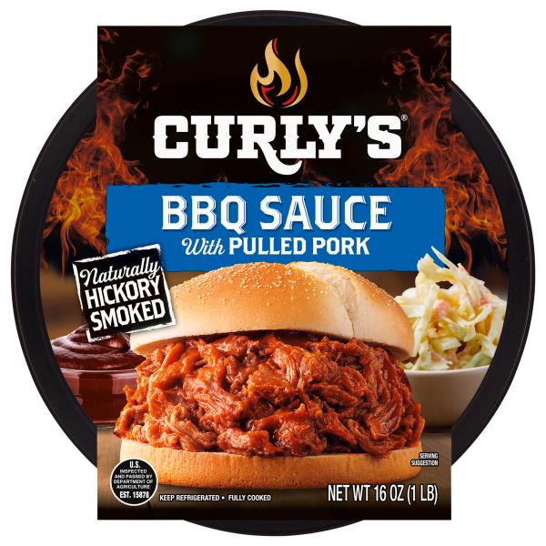 Curly's Foods Pulled Pork With Barbeque Sauce