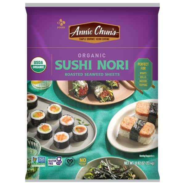 Annie Chun's Organic Sushi Nori Roasted Seaweed Sheets