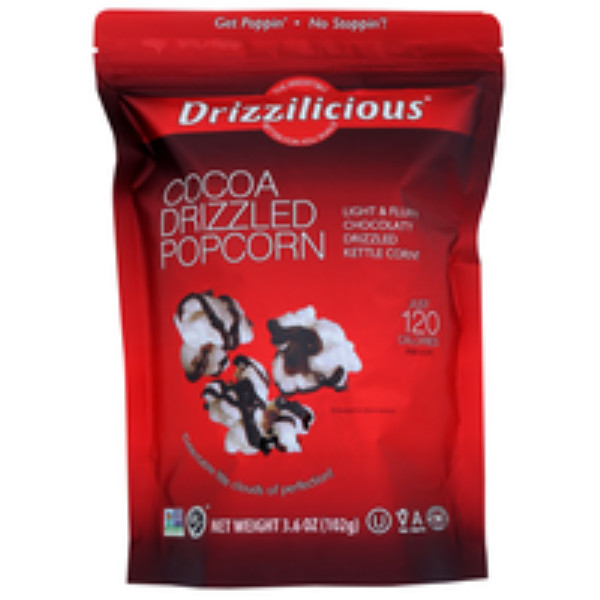 Drizzilicious Premium Drizzled Kettle Popcorn, Cocoa
