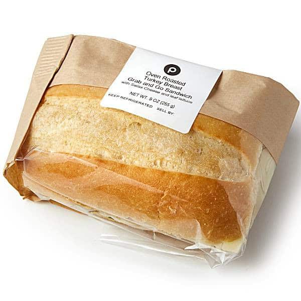 Publix Turkey & Swiss Sandwich