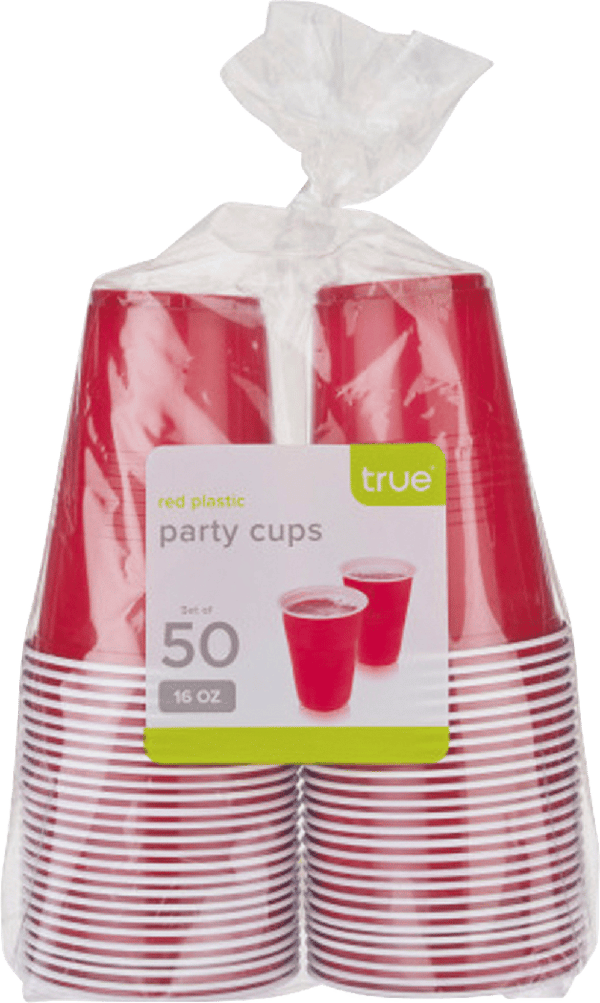 16oz Red Party Cups - 50pk