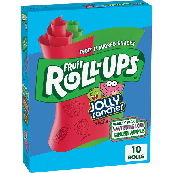 Fruit Roll-Ups Gluten Free Jolly Rancher Fruit Flavored Snacks Variety Pack