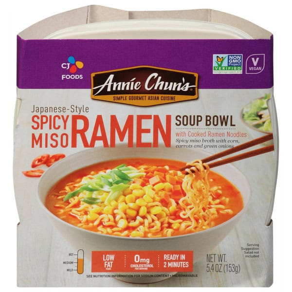 Annie Chun's Spicy Miso Ramen Soup Bowl