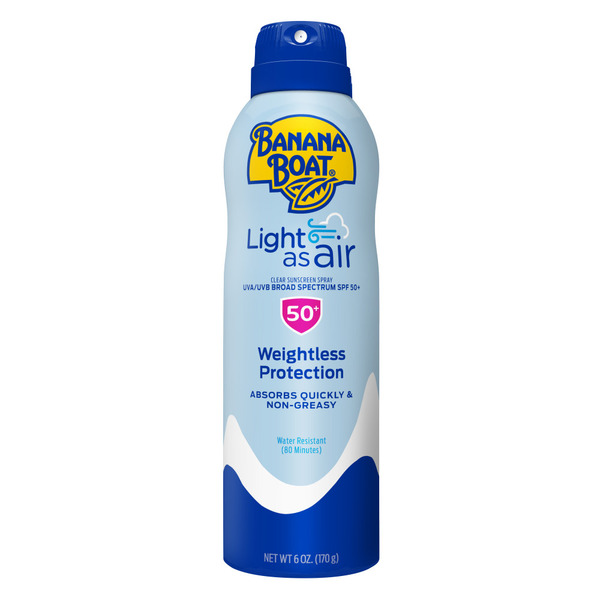 Banana Boat Light As Air Sunscreen Spray, SPF 50
