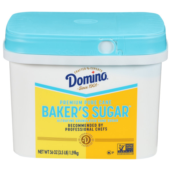 Domino Pure Cane Ultrafine Granulated Baker's Sugar™ Tub
