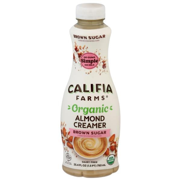Califia Farms Organic Brown Sugar Almond Milk Coffee Creamer