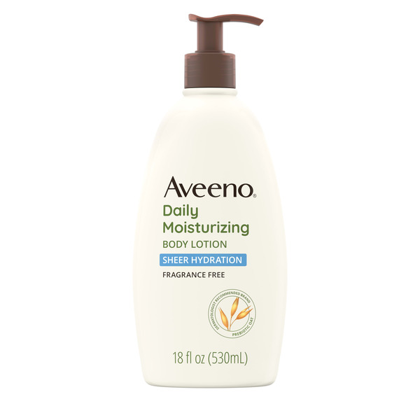 Aveeno Sheer Hydration Daily Moisturizing Dry Skin Lotion, 18 fl. oz