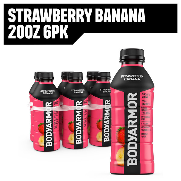 BODYARMOR Strawberry Banana Sports Drink Bottles