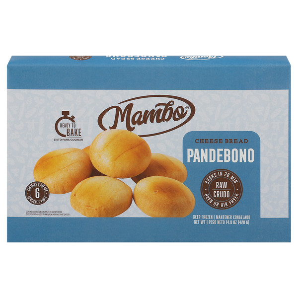 Mambo Cheese Bread, Raw Pandebono