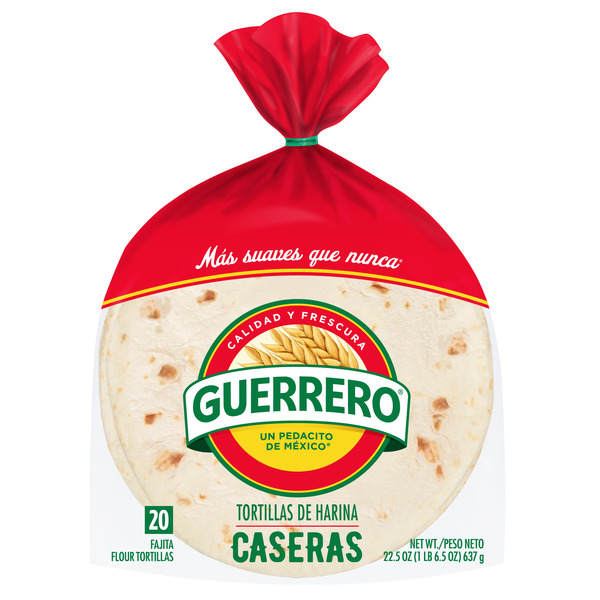 Guerrero Harina Caseras Fajita Flour Tortillas